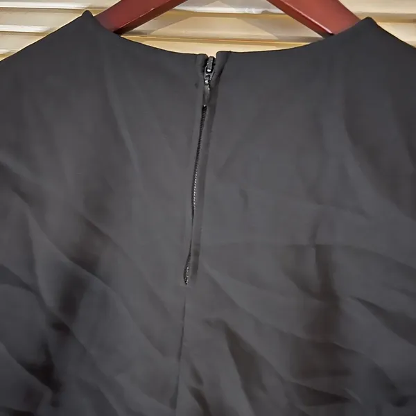 Divided XL black tie up long sleeve crop top - Image 5