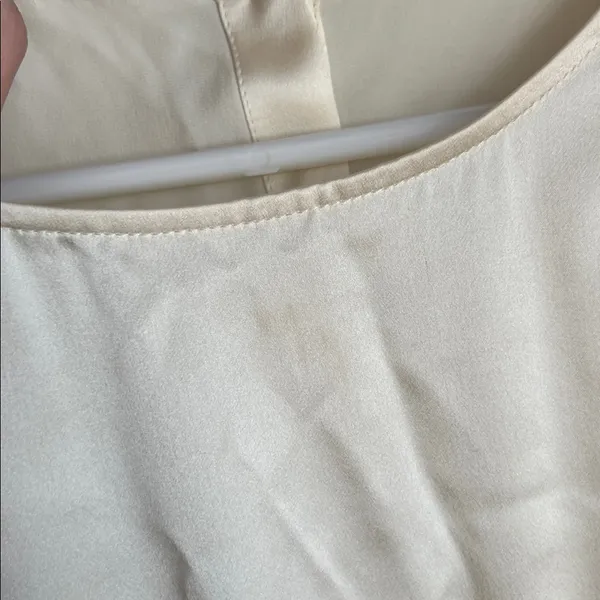 Love Shack Fancy Teyana Silk Dress Ivory Bridal 2 New Tags - Image 5