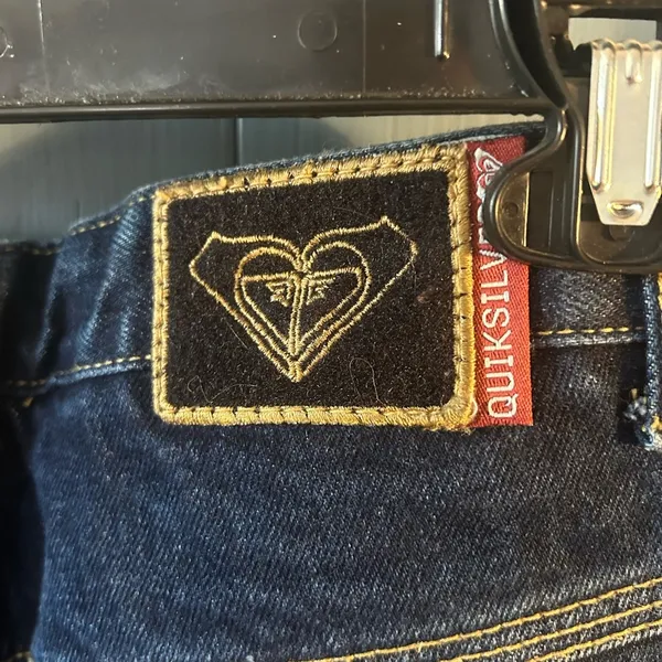 Quiksilver Roxy Blue Jeans, Size 5, Vintage 1990s - Image 4