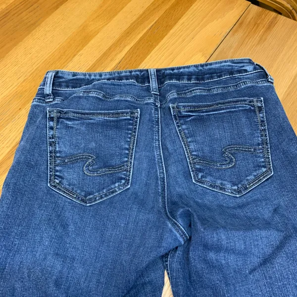 Silver Jeans‎ Co Suki Capri Dark Wash Curvy Fit Denim Jeans Size W31 x L23.5 - Image 8