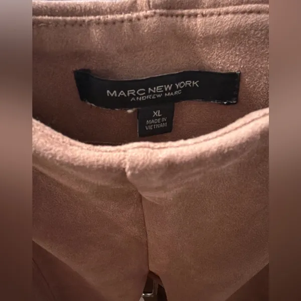 Marc New York by Andrew Marc Faux suede‎ pants, straight leg size XL - Image 4