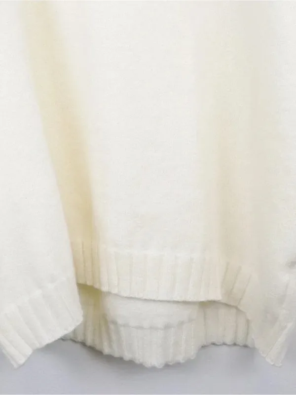 NWOT Tuckernuck Maxine Mock Neck Sweater Dress – Ivory – XL - Image 5