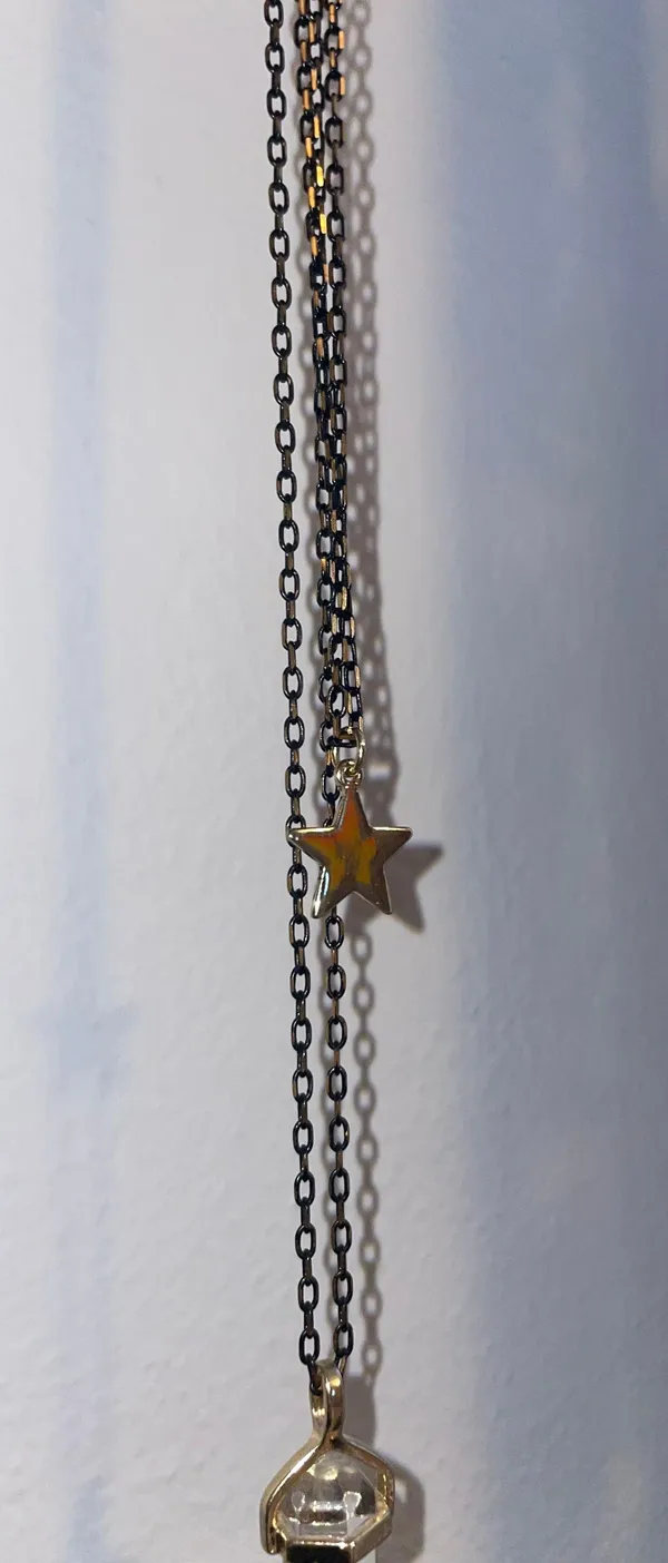 Crystal And Star Necklace - Image 2