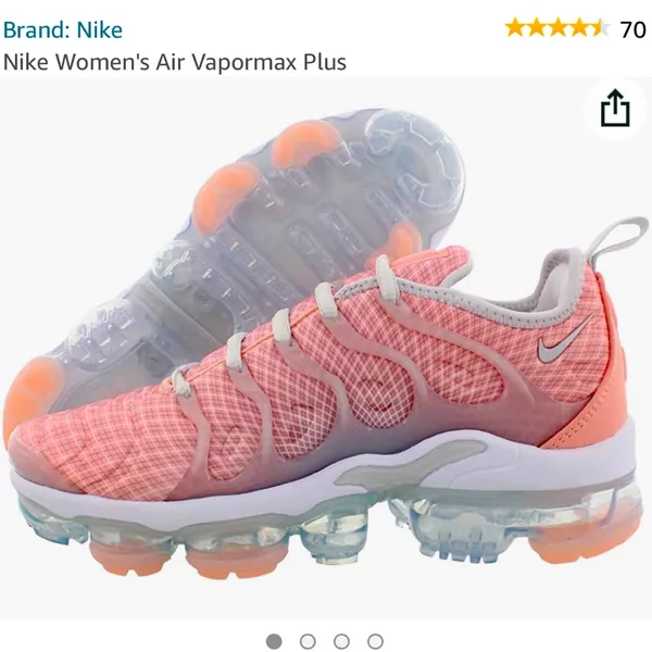 Nike air vapormax plus women’s size 7.5 - Image 2