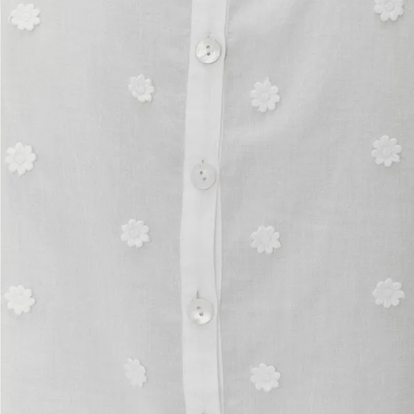 NWT Off-White 3d Flowers Cotton Blouse S - Image 5