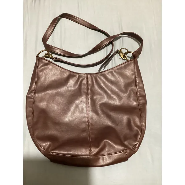 Frye and Co Brown Hobo Bag Purse Crossbody Shoulder Bag Everyday Casual - Image 2
