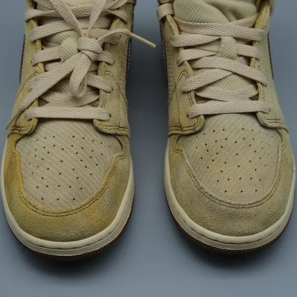 Nike Air Jordan 1 Mid SE GS French Fries B7405-700 Size 6Y Wmn 7.5 Sneaker - Image 3