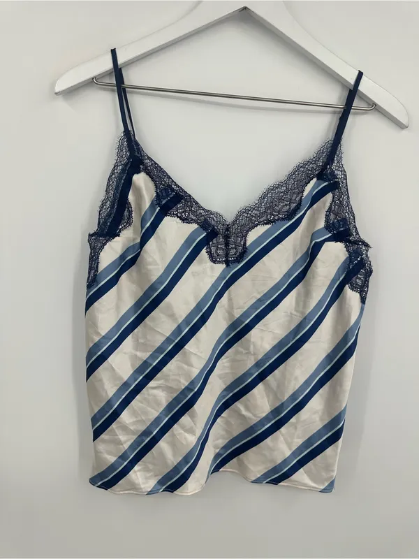 Victoria's Secret Striped Camisole V Neck Size Medium - Image 7