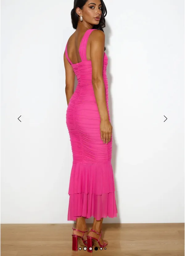 Hello Molly Pink Maxi Dress - Image 2