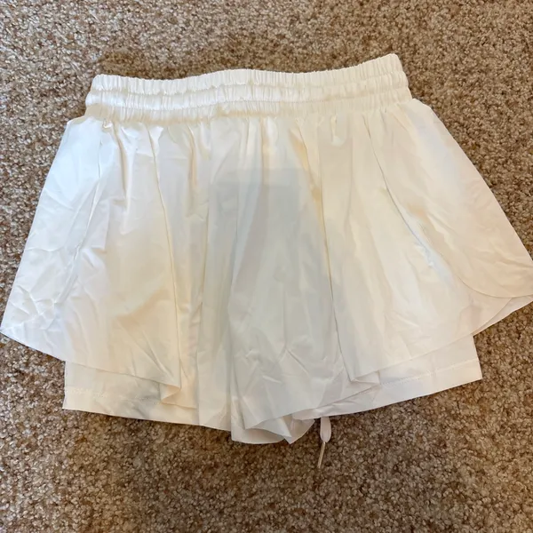 White Shein Athletic Shorts - Image 2