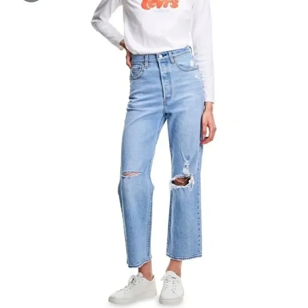 Levi’s Ribcage Straight Ankle Jeans - Image 3