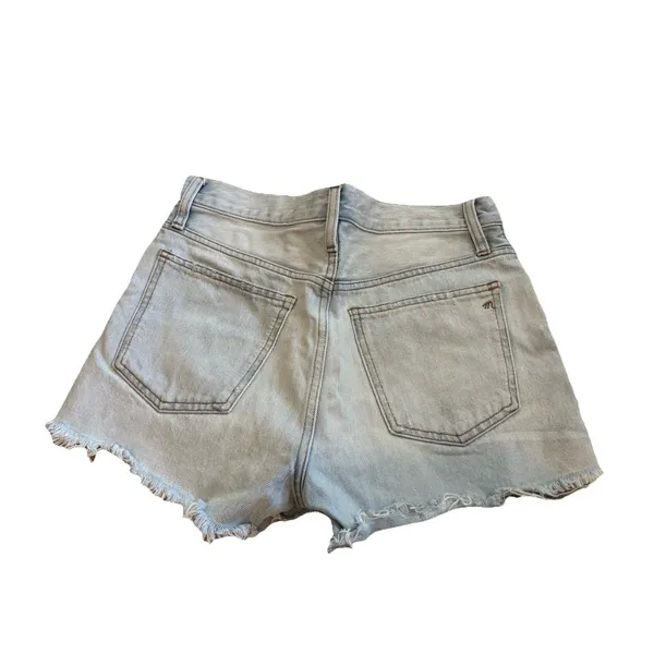 Madewell Relaxed Denim Shorts High Rise‎ Cutoff Blue Jorts Womens Size 25 - Image 2