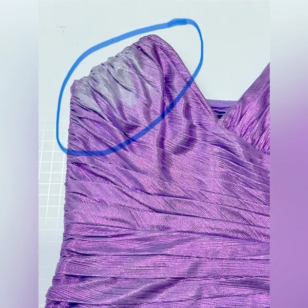 Retrofête DANIELE DRESS in dusty lilac, size XXS - Image 9