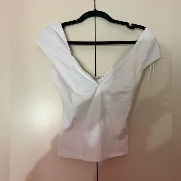 White free people corset top NWT - Image 4