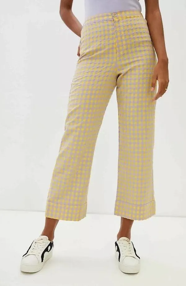 Anthropologie Find Me Now Rhonda Gingham Pant - Image 8