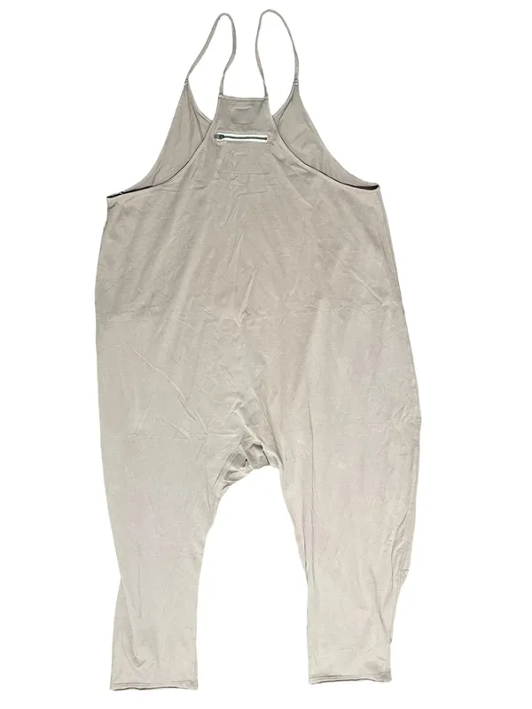 Free People NWT Women’s Size M Pumice Taupe Relaxed Pocket Onesie Jumpsuit - Image 4