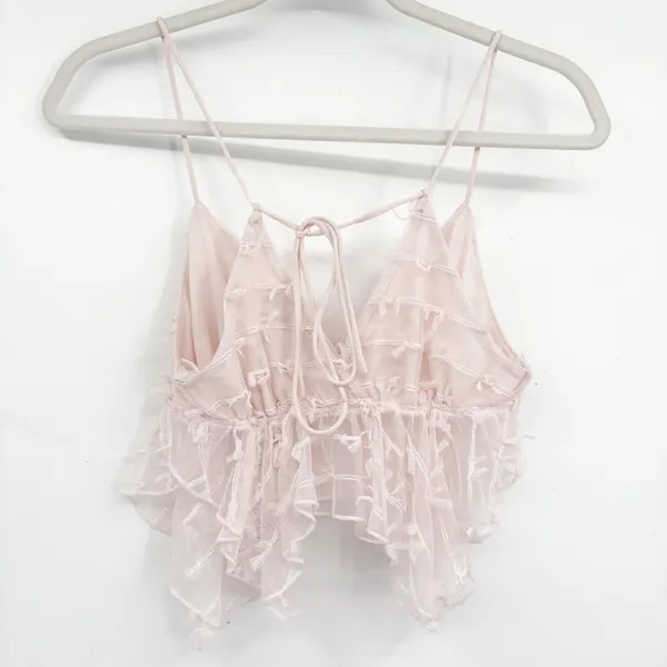 Urban Outfitters Womens‎ Tabatha Lace 3D Bow Coquette Babydoll Cami Pink Size XS - Image 8