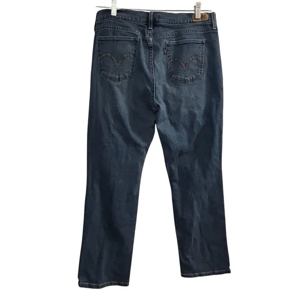 Levi's‎ Women's 505 Straight Leg Jeans Blue Size 10 Mid Rise Stretch - Image 7