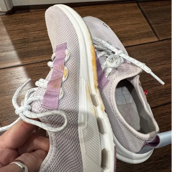 On Cloudeasy Running Lilac Mesh Athletic Sneakers - Image 9
