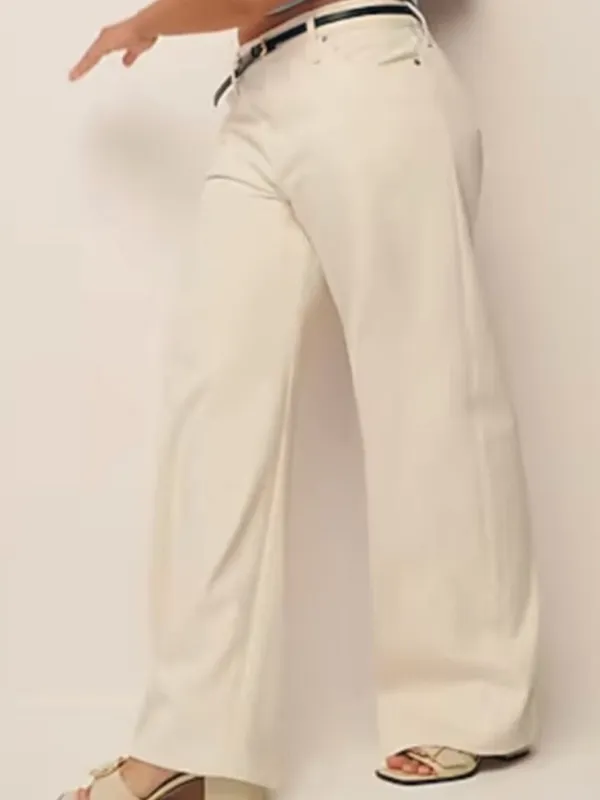 J.Crew ‘84 Low Rise wide-leg Jeans in Ecru - Image 10