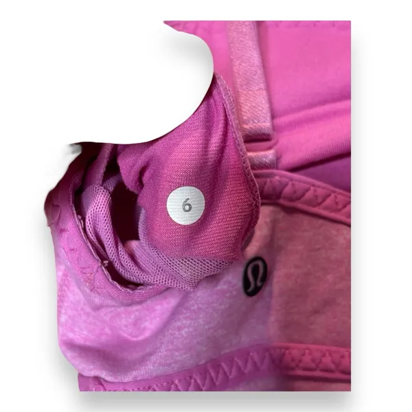 Lululemon Athletica Ariel Tank Top Womens Sleeveless Pink Activewear Sz 6‎ - Image 3