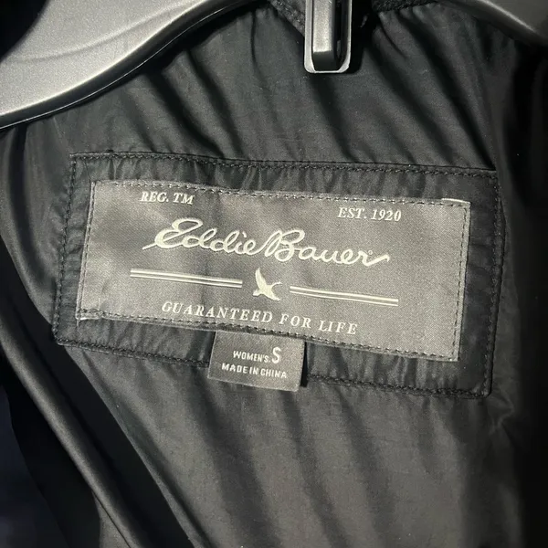 Eddie Bauer Women's Black Long Puffer Snow/Ski/Winter Jacket Size Small - Image 10