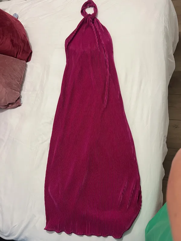 Fuchsia pink maxi dress - Image 2