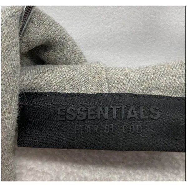 Fear‎ of God Essentials Hoodie S Taupe Gray Oversized Pullover FOG - Image 2