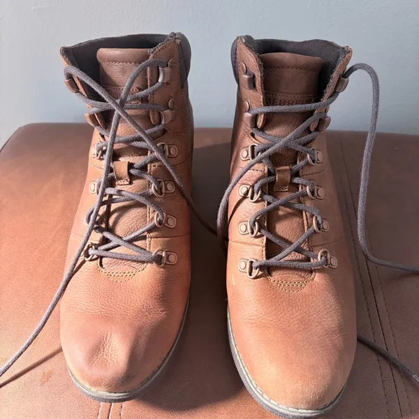 Merrell Chateau Mid Lace Waterproof Leather Boots | Size 10.5 - Image 3
