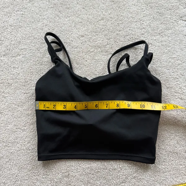 Gym Top Bustier Tank Top Blouse Cover Up Tee Straps Sport Tee Slim Fit Crop Top - Image 8