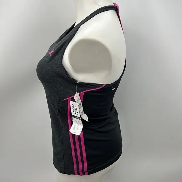 Adidas CS strappy heather gray tennis tank XL - Image 3
