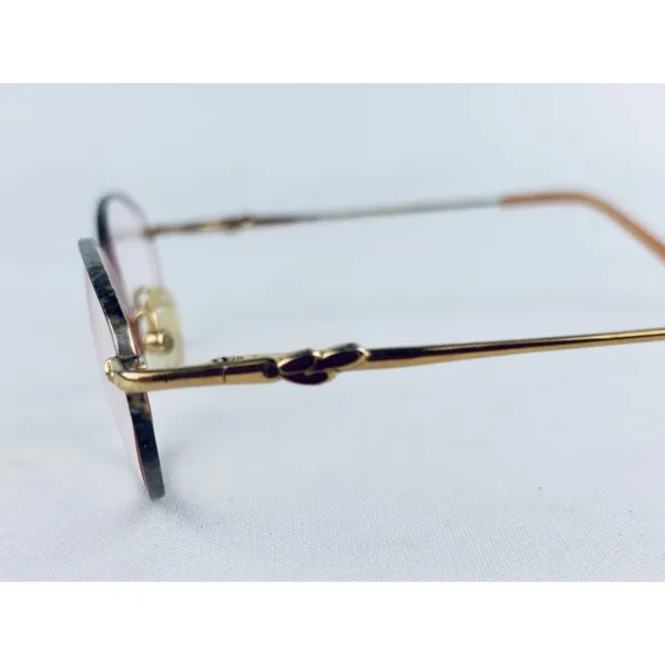 Saks 5th Avenue Womens Oval Eyeglass Frames S5A 140T 7FX 130 49 18 - Image 6