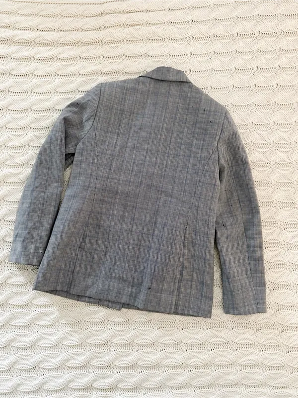 Pendleton Vintage Classic Gray Plaid Women's Jacket - Image 3