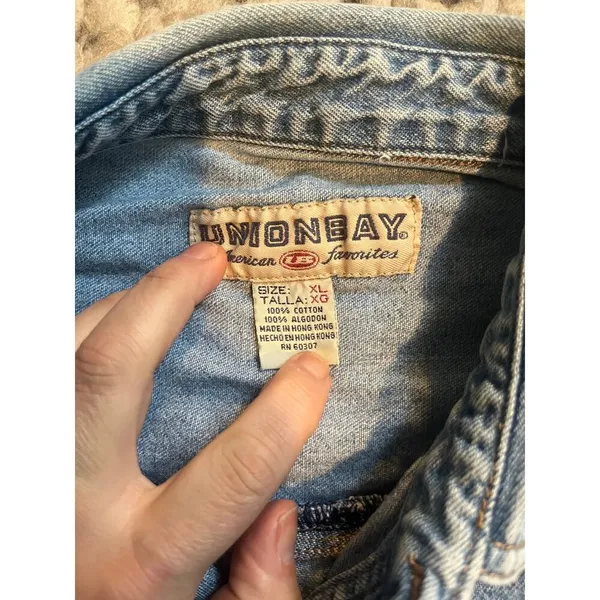Vintage Unionbay denim shirt size xl - Image 5