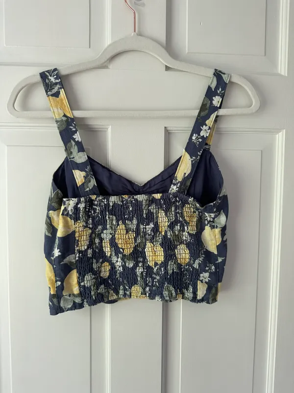 Abercrombie Smocked Crop Top - Image 2