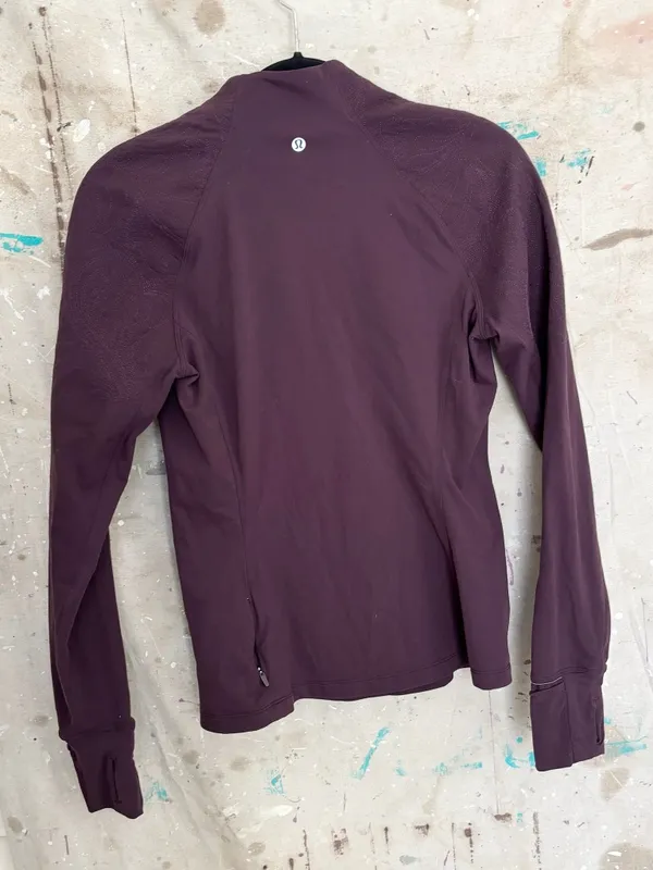 Lululemon Toasty Tech 1/2 Zip, Black Cherry - Image 6