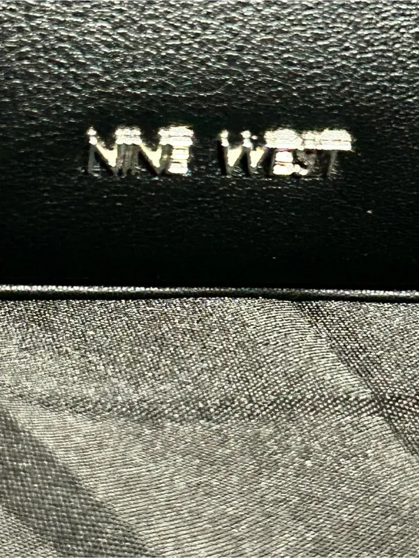 Nine West Black Tote Bag 3 PC Set NWT - Image 15