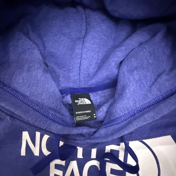 The North Face Womens Hoodie‎ Pullover Sweatshirt Purple Medium - Image 2