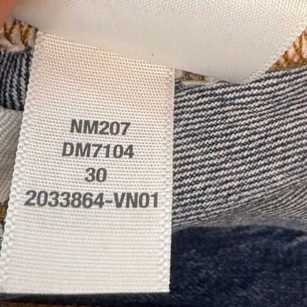 Madewell Low Slung Straight Jeans Palmina Medium Wash Button Fly Size 30‎ - Image 15