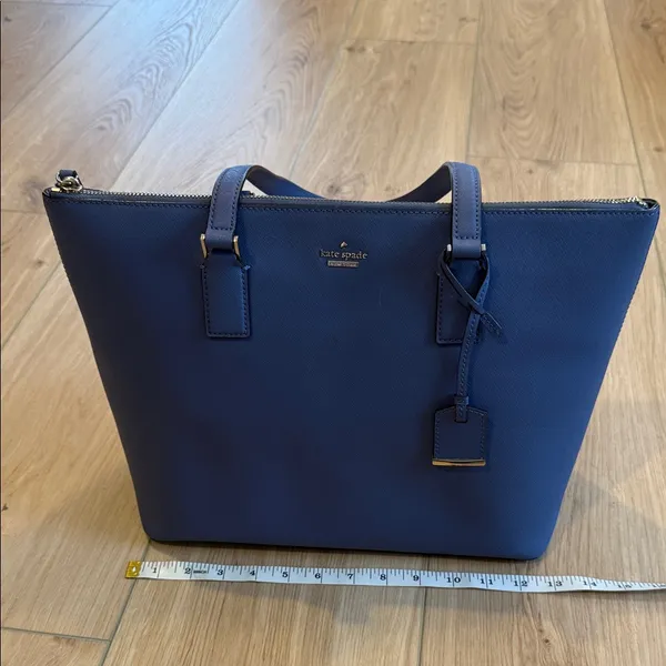 Kate Spade Blue Tote Bag - Image 4