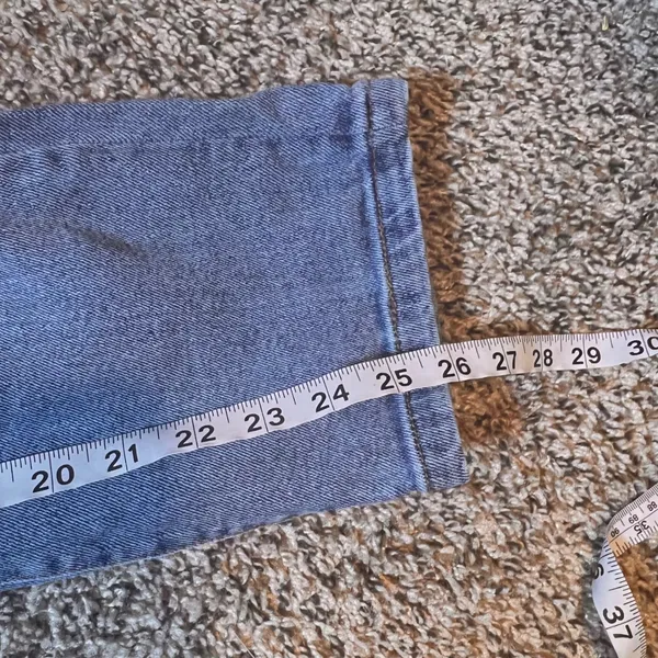 Kendall + Kylie The Icon High Rise‎ Straight Leg Ripped Distressed Jeans Women's - Image 6