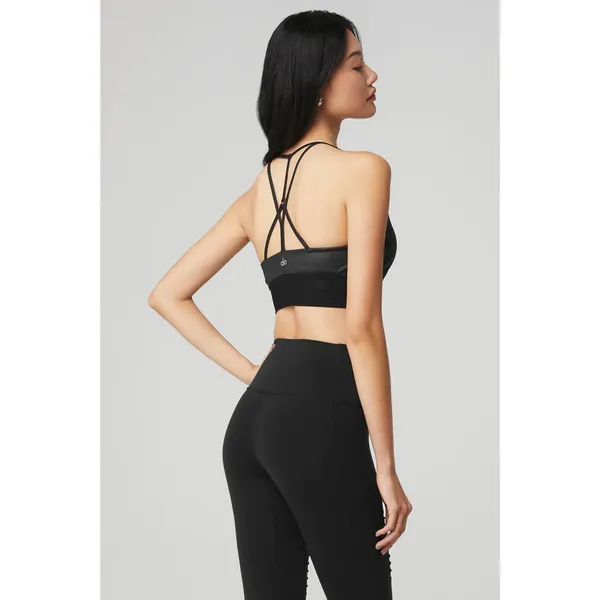 Alo Yoga Lavish Bra Black Xs (2-4) - Image 3