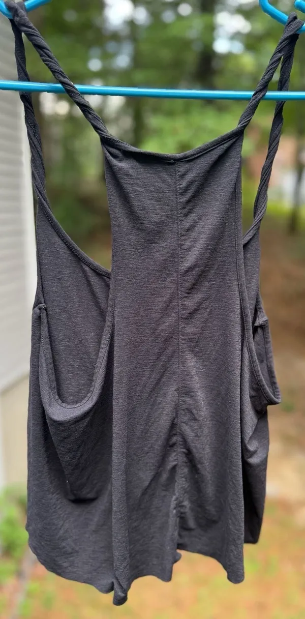 Free People fp movement Black Racerback Tank Top Size Small - Image 2