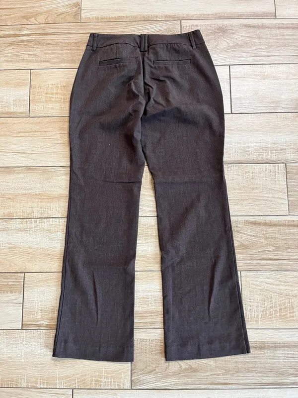 Womens New York & Company Brown Dress Pants - 2 Petite - Image 4