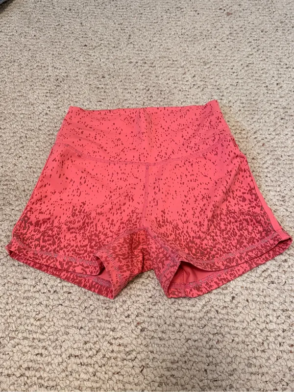 Buffbunny Small Pink Speckled‎ High Rise Athletic Shorts - Image 2