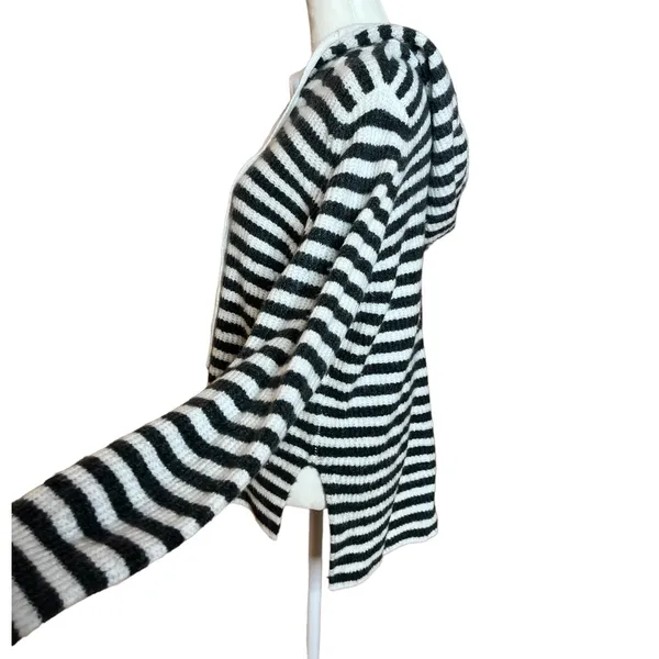 Gap Wool Acrylic Blend Striped Hoodie, Size S - Image 3