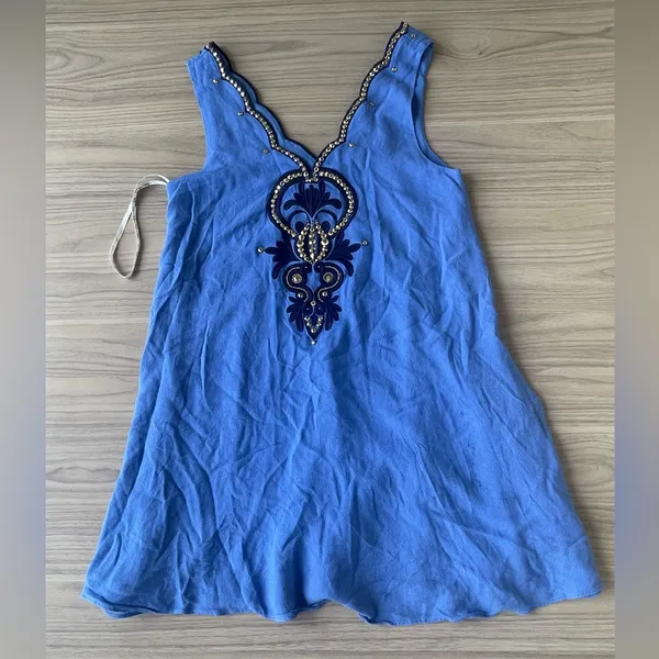 Lilly Pulitzer Blue Mini Dress - Image 3
