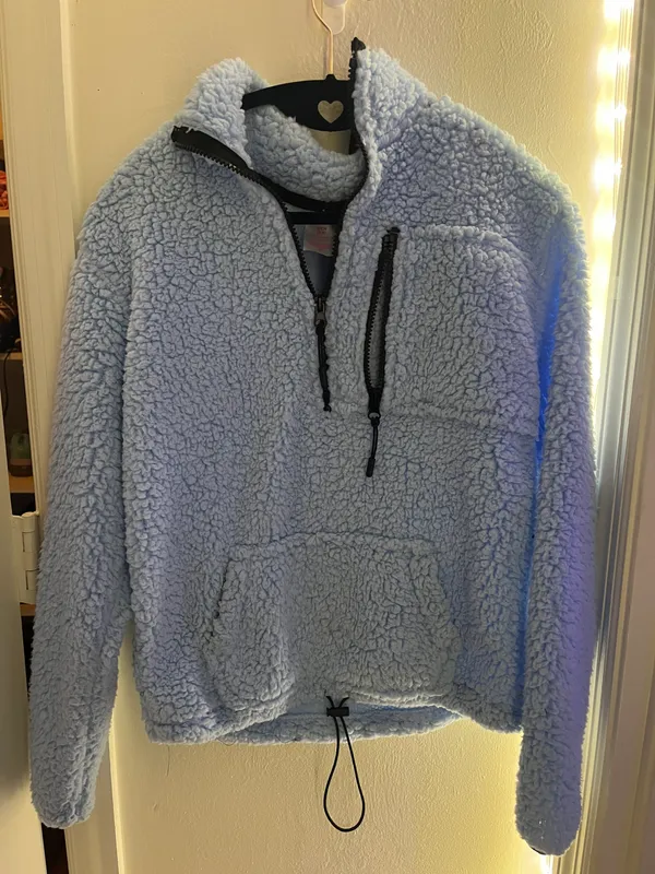 No Boundaries Half Zip Sherpa Pullover  - Image 2