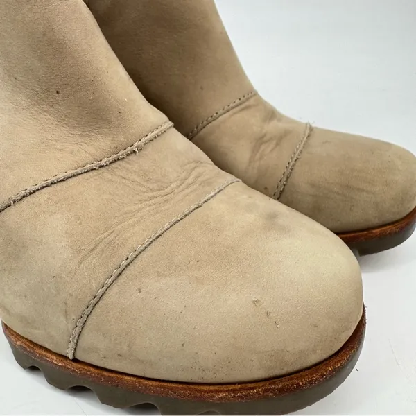 Sorel NL2805 Lea Wedge Chelsea Leather Waterproof Boots Size‎ 8 - Image 2