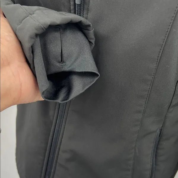 Free Country Women's Black Utility Hooded Thumbhole Jacket - Image 6